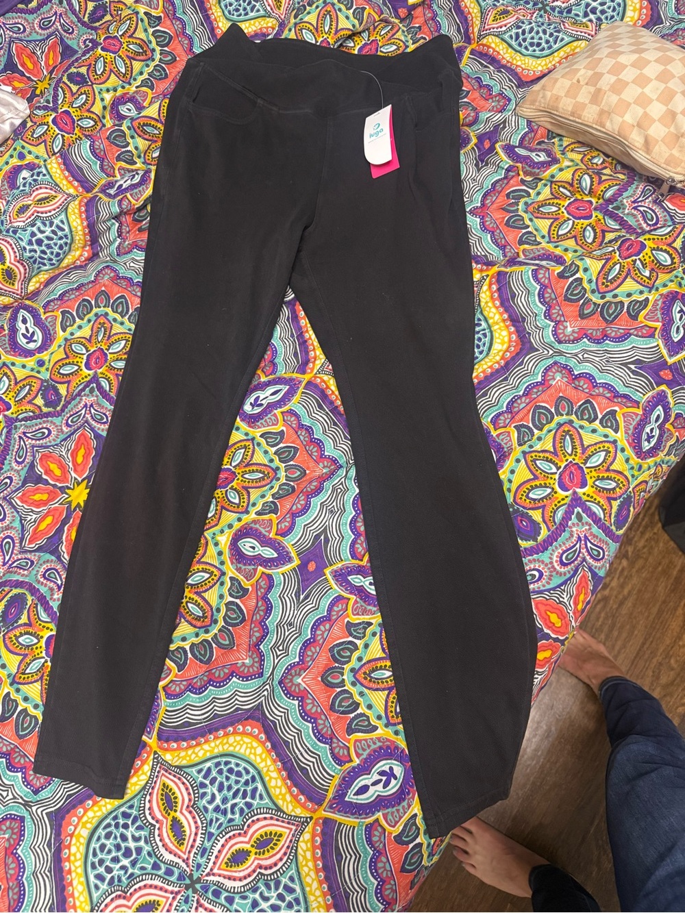 Women’s Black Boot-Cut Stretch Jeans - Comfortable Everyday Fit